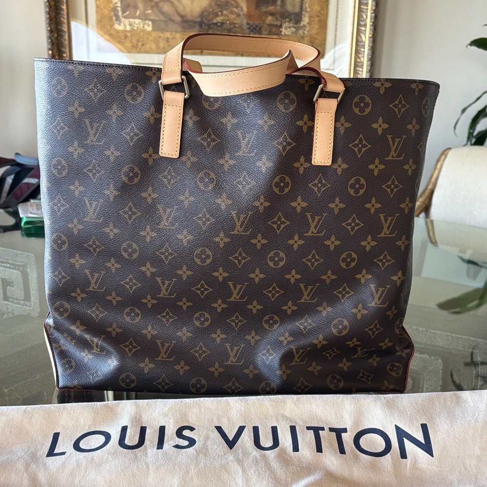 ❌SOLD❌Louis Vuitton monogram Cabas Alto all new leather parts like NEW